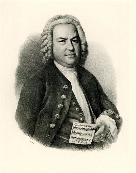 Johann Sebastian Bach Vintage Drawing By German School Fine Art America