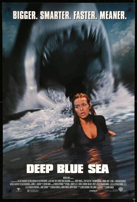 Creature from the black lagoon (1954) jaws (1975) alligator (1980) deep blue sea (1999) lake. Deep Blue Sea (1999) | Blue sea movie
