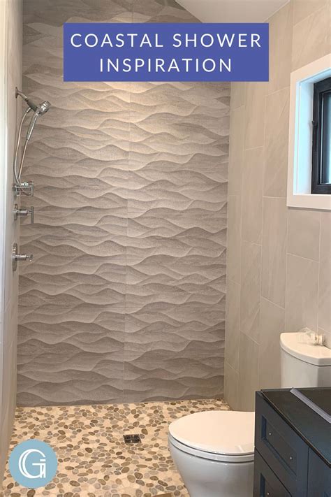 Basically, the two bathroom concepts allow you tasting irreplaceable ambience whenever looking at the sea or ocean. Coastal Tiled Shower Inspiration in 2020 | Shower ...