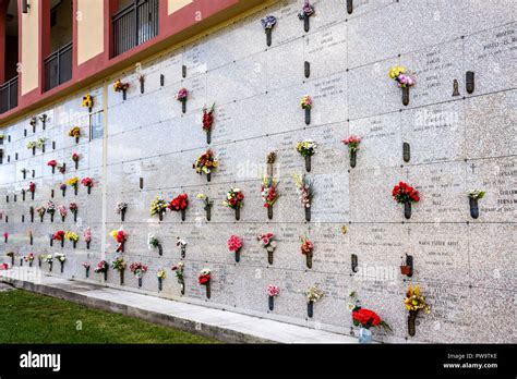 Miami Florida Little Havana Graceland Cemetery Grave Burial Vault Death