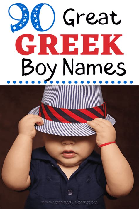 90 Unforgettable Greek Boy Names For Your Handsome Fella I Spy Fabulous
