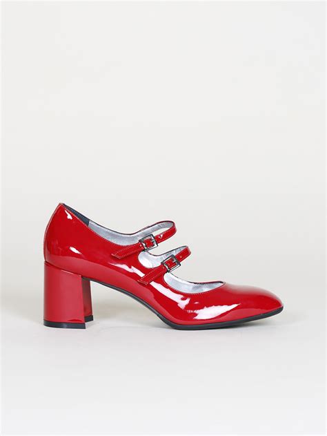 Red Patent Leather Mary Janes