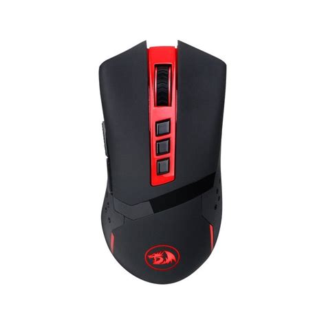 Mouse Gaming Redragon Blade M692 Sem Fio Pretovermelho Madeiramadeira