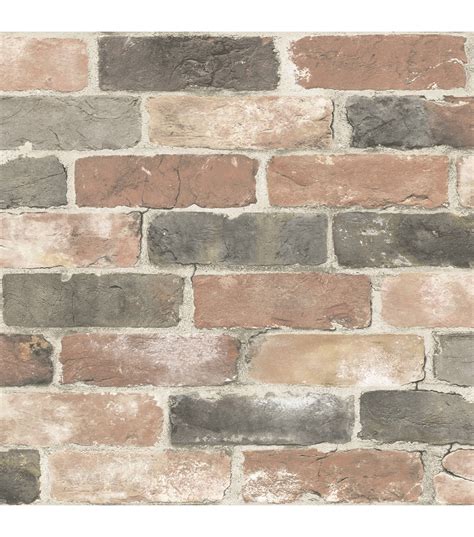 WallPops® NuWallpaper™ Peel and Stick Wallpaper-Newport Reclaimed Brick - JoAnn | Jo-Ann
