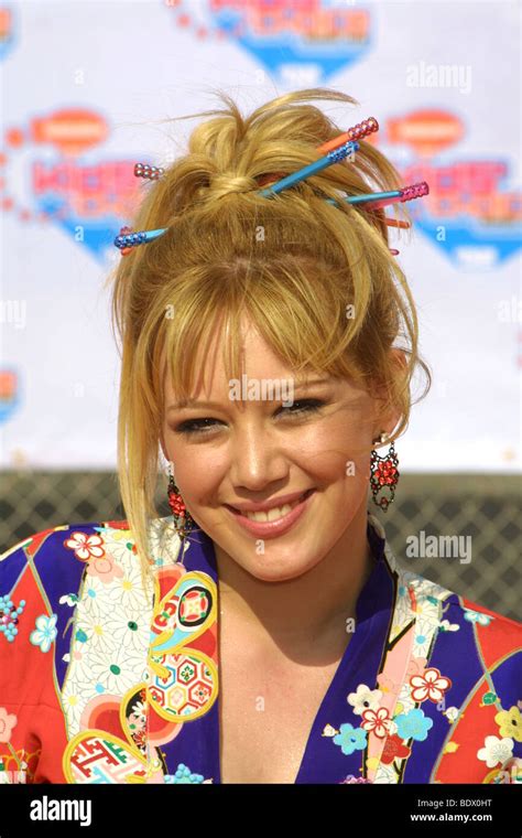 Hilary Duff Us Film Actress Stock Photo Alamy