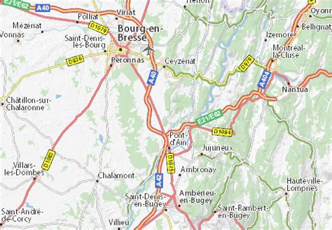 Michelin Saint Martin Du Mont Map Viamichelin
