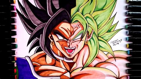 Today's tutorial is one that any video game fan is going to love! Broly 2019 - Split Drawing - Dragon Ball Super - YouTube