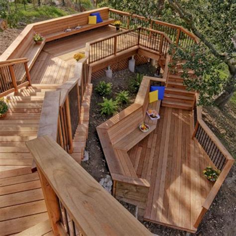 Amazing 25 Unique Outdoor Wooden Stairs Ideas That Will Enhance Your