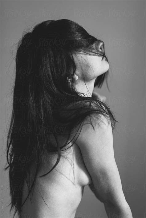 Naked Woman Black And White Portrait By Stocksy Contributor Simone Wave Stocksy