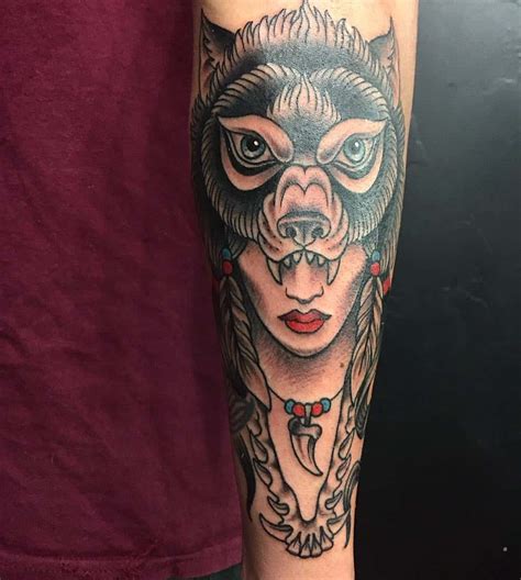 Traditional Wolf Headdress Tattoo Pyaraadvertising
