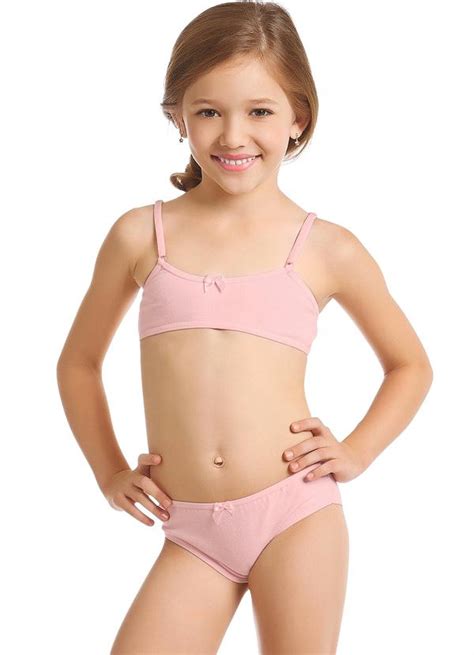 Conjunto Lingerie Infantil Rosa Alma Dolce