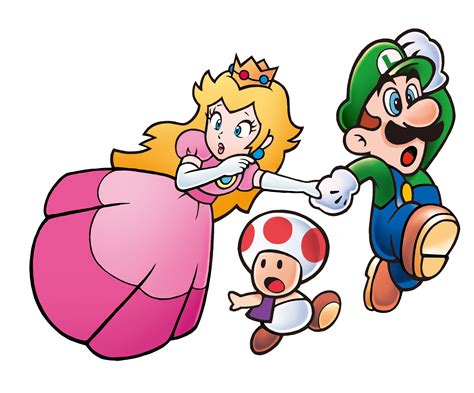 PeachToadLuigi SMB3 Png 2 0001 661 Pixels Super Mario Art Mario