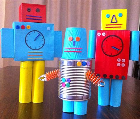 16 Robots Que Puedes Hacer En Casa Con Tus Hijos