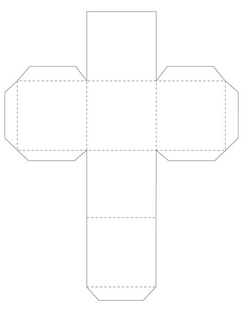 Plantilla De Cubo De 10x10 Para Imprimir Gratis