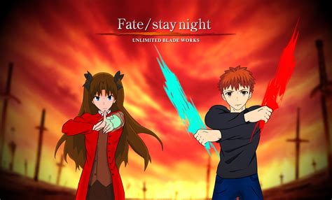 Fate Stay Night Shirou And Tohsaka 5k Retina Ultra Hd