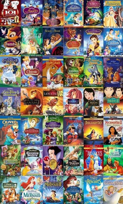 Classic Disney Animated Movies List
