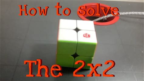 How To Solve The 2x2 Beginner Method Youtube