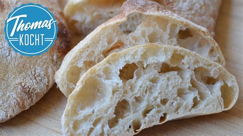 Sauerteig Ciabatta über Nacht