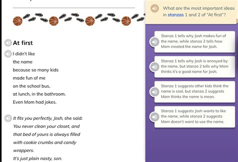 What Are The Most Important Ideas In Stanzas 1 And 2 Of At First