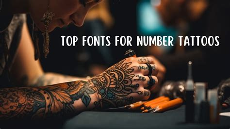Best Tattoo Number Fonts To Showcase Numbers In Style
