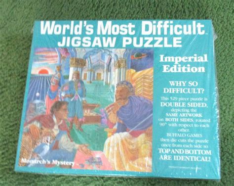 Worlds Most Difficult Jigsaw Puzzle Imperial Edition Monarchs Mystery