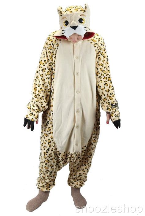 Onesie Adult Leopard Unisex Animal Kigurumi Costume Jungle Hoodie