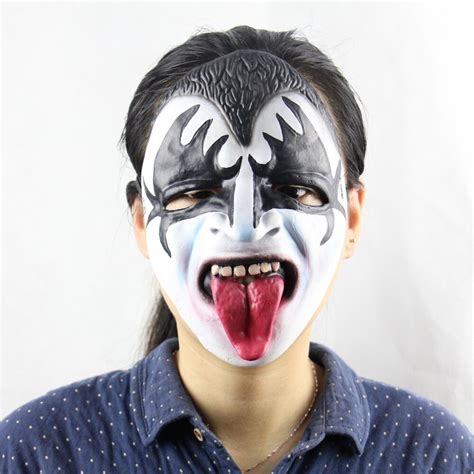 Halloween Adults Mask Cosplay Tongue Bat Scream Mask For Halloween