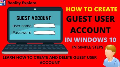 How To Create And Remove Guest User Account Windows 10 2022 Simple