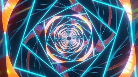 Colorful Tunnel 3d Stock Motion Graphics Motion Array