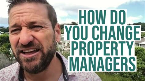 How Do You Change Property Managers Youtube