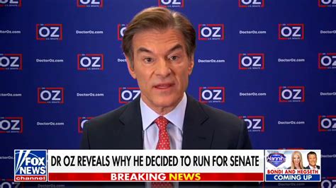 Dr Oz Responds To Criticism That He Doesnt Live In Pennsylvania Where He Is Running For Us