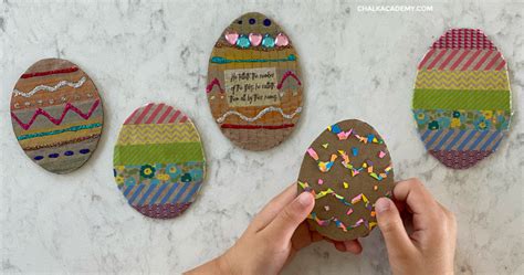 3 Easy Cardboard Easter Egg Crafts For Kids