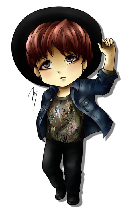 BTS Suga chibi- HWYH photoshoot by boudan95.deviantart.com on