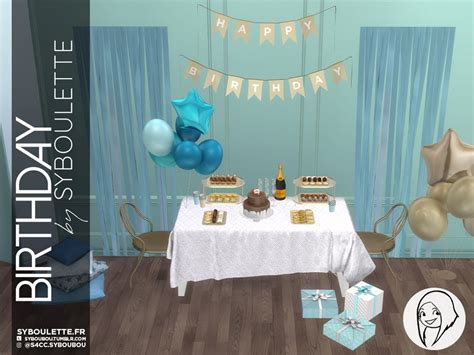 Download Birthday Set Syboulette Sims 4 Sims Sims 4 Toddler