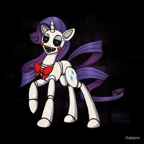 My Little Pony Mlp Fnaf Rarity Animatronic Posters By Kaiserin