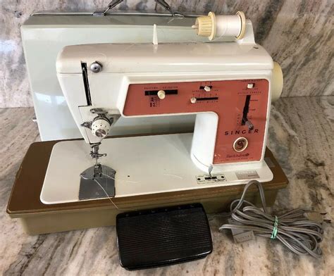 Vintage Singer Touch And Sew Sewing Machine Deluxe Zig Zag Model