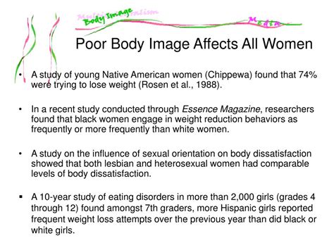 Ppt Relationship Between Mass Medias Portrayal Of The Female Body