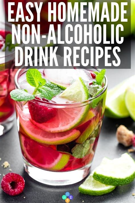 Non Alcoholic Drink Recipes Mocktails For Sober Living In 2020 Food