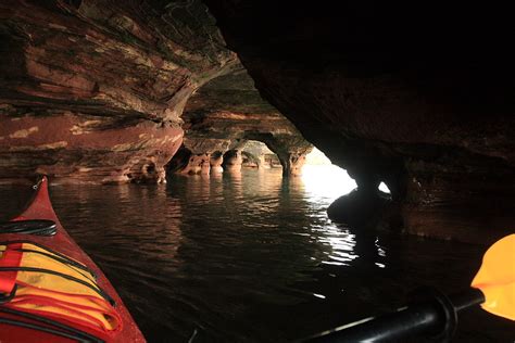 Kayaking In And Around The Sea Caves On Sand Island Flickr