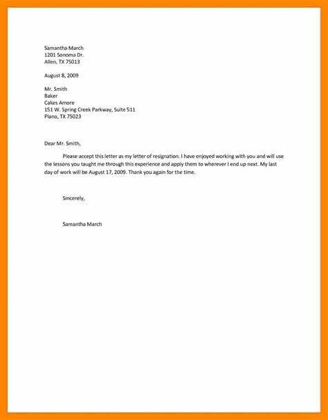 40 Resignation Letter Effective Immediately Desalas Template