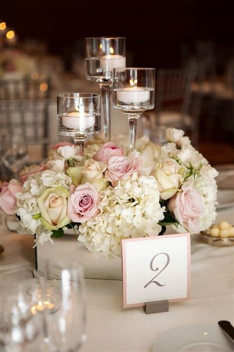 top 20 blush pink wedding certerpieces roses and rings