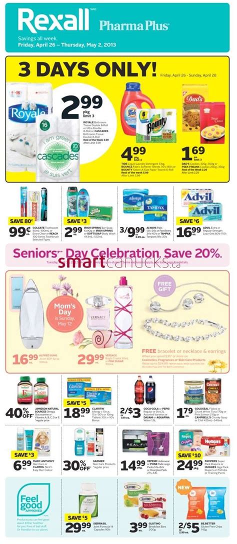 Rexall Pharmaplus Flyer Apr 26 To May 2