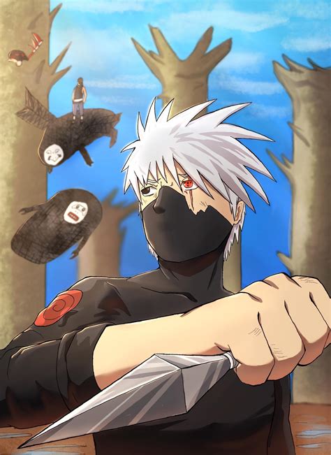 Drew Kakashi Vs Kakuzu And Hidan Rnaruto