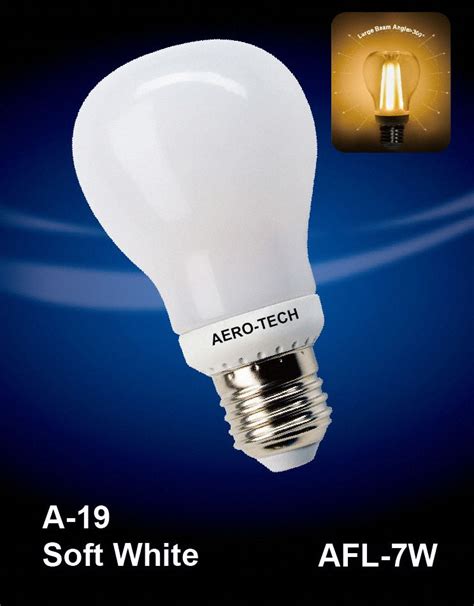 Aero Tech Led Bulb A19 Medium Screw E26 3000k 800 Lm 7w 120v Ac