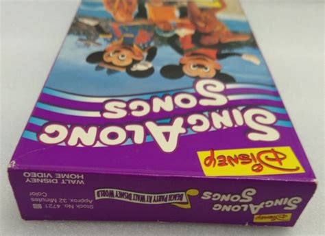 VHS Disneys Sing Along Songs Mickeys Fun Songs Beach Party At Walt Disney World EBay