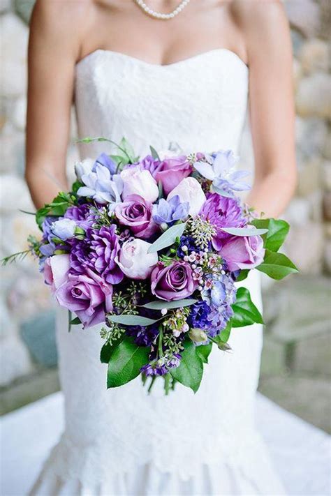 Wedding Ideas 20 Gorgeous Purple Wedding Bouquets