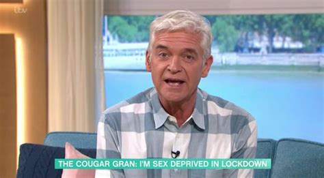 Phillip Schofield Red Faced As Brazen Remark About Sex Life Made By This Morning Guest Tv