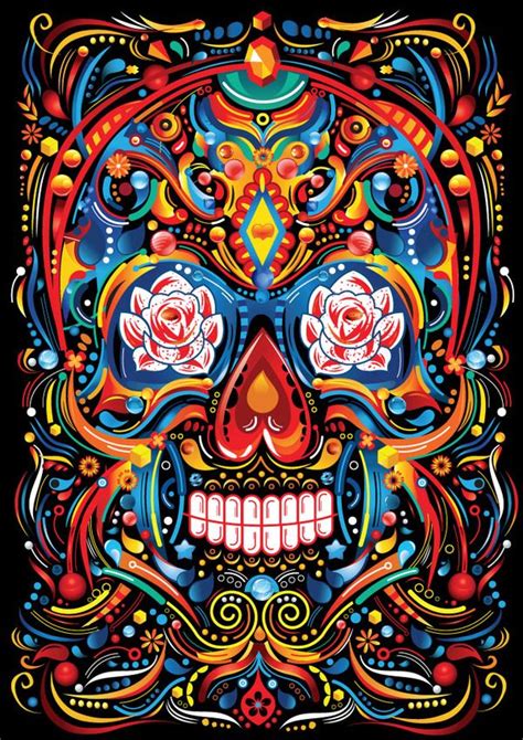 Tête De Mort Mexicaine Tête De Mort En 2019 Pinterest Tête De