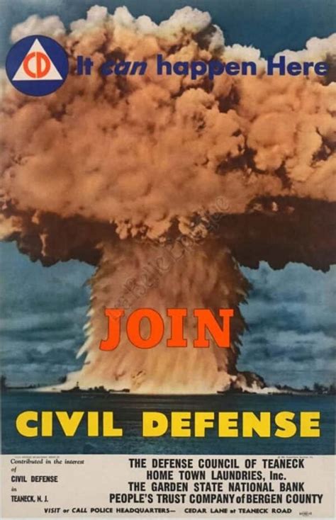 American Civil Defense Poster La Belle Epoque Vintage Posters