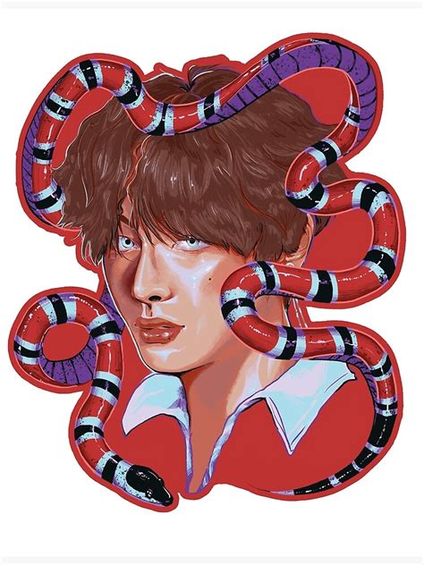 Snake Taehyung Bts Photographic Print By Pubunpub Redbubble